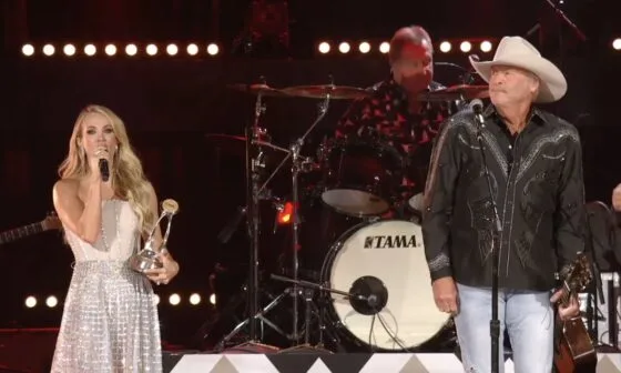 Carrie Underwood and Alan Jackson