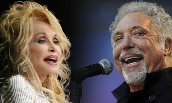 Dolly Parton and Tom Jones