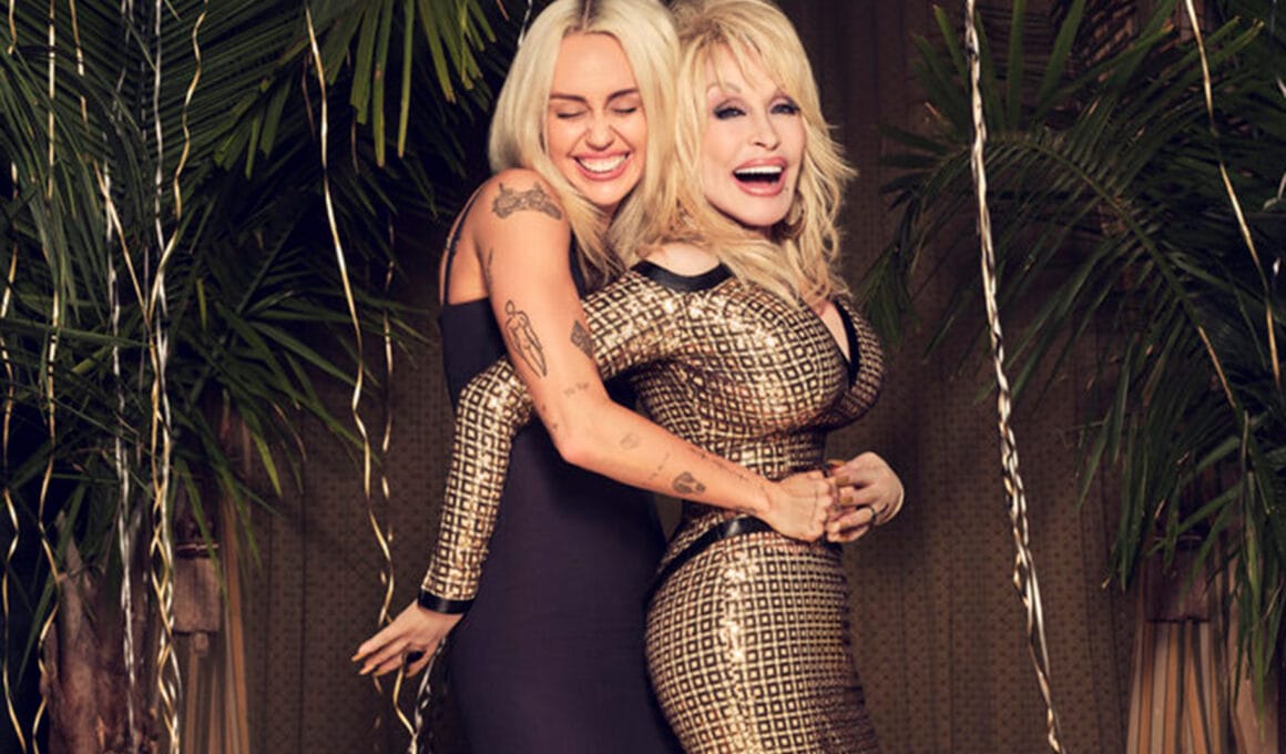 Dolly parton and Miley Cyrus