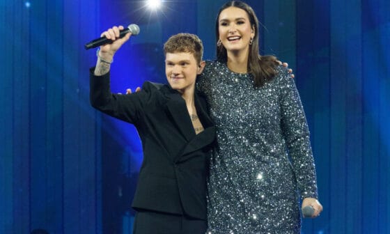Olivier Bergeron and Camélia
