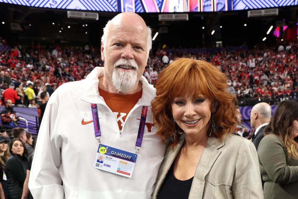 Reba McEntire and Rex Linn