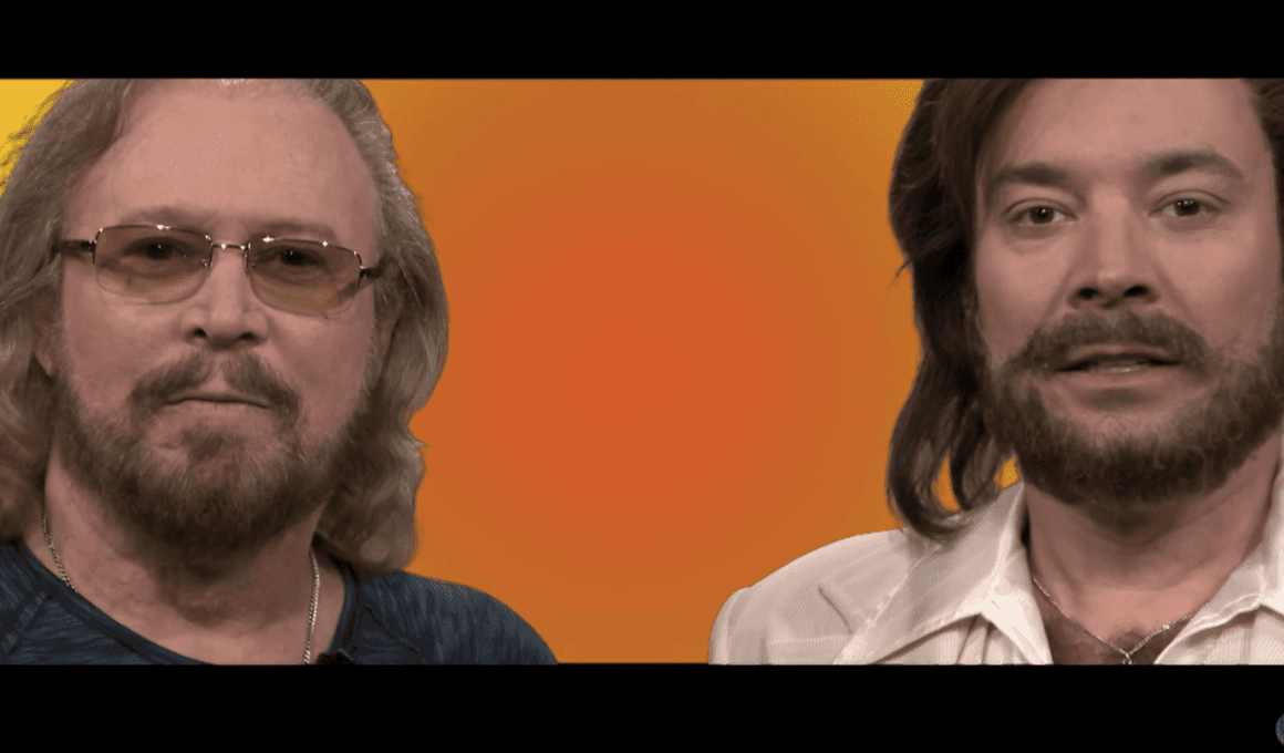 barry gibb and jimmy falon