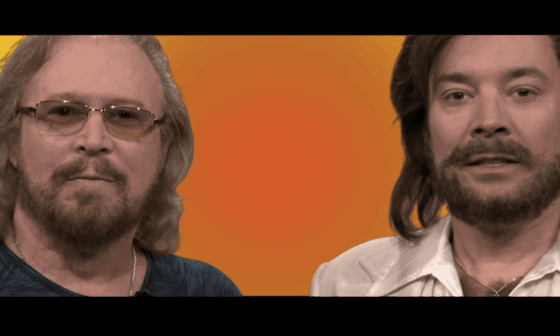 barry gibb and jimmy falon