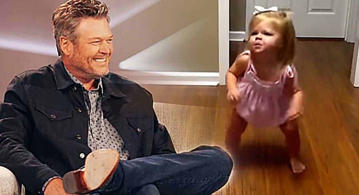 blake shelton and a little girl
