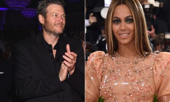 Blake shelton and beyonce