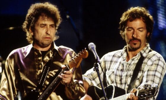 Bruce and Bib Dylan
